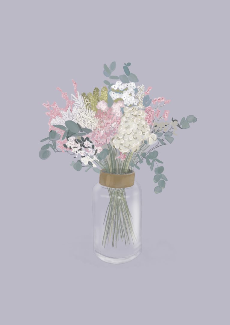 Illustration bouquet de fleurs ManonpIllustrations