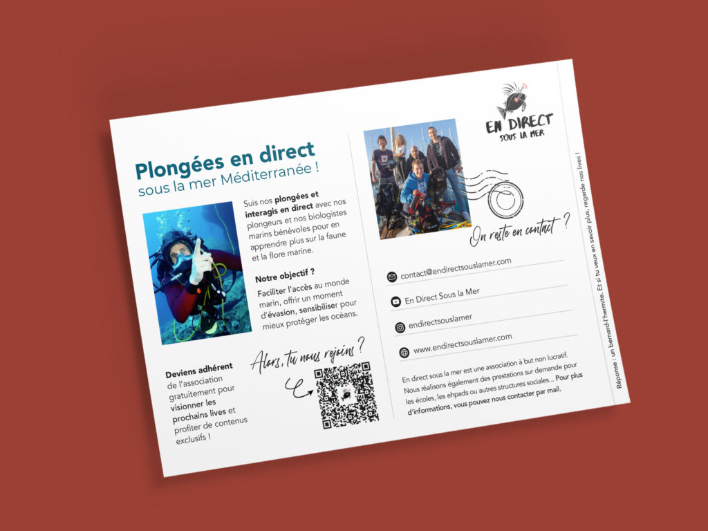 flyer en direct sous la mer